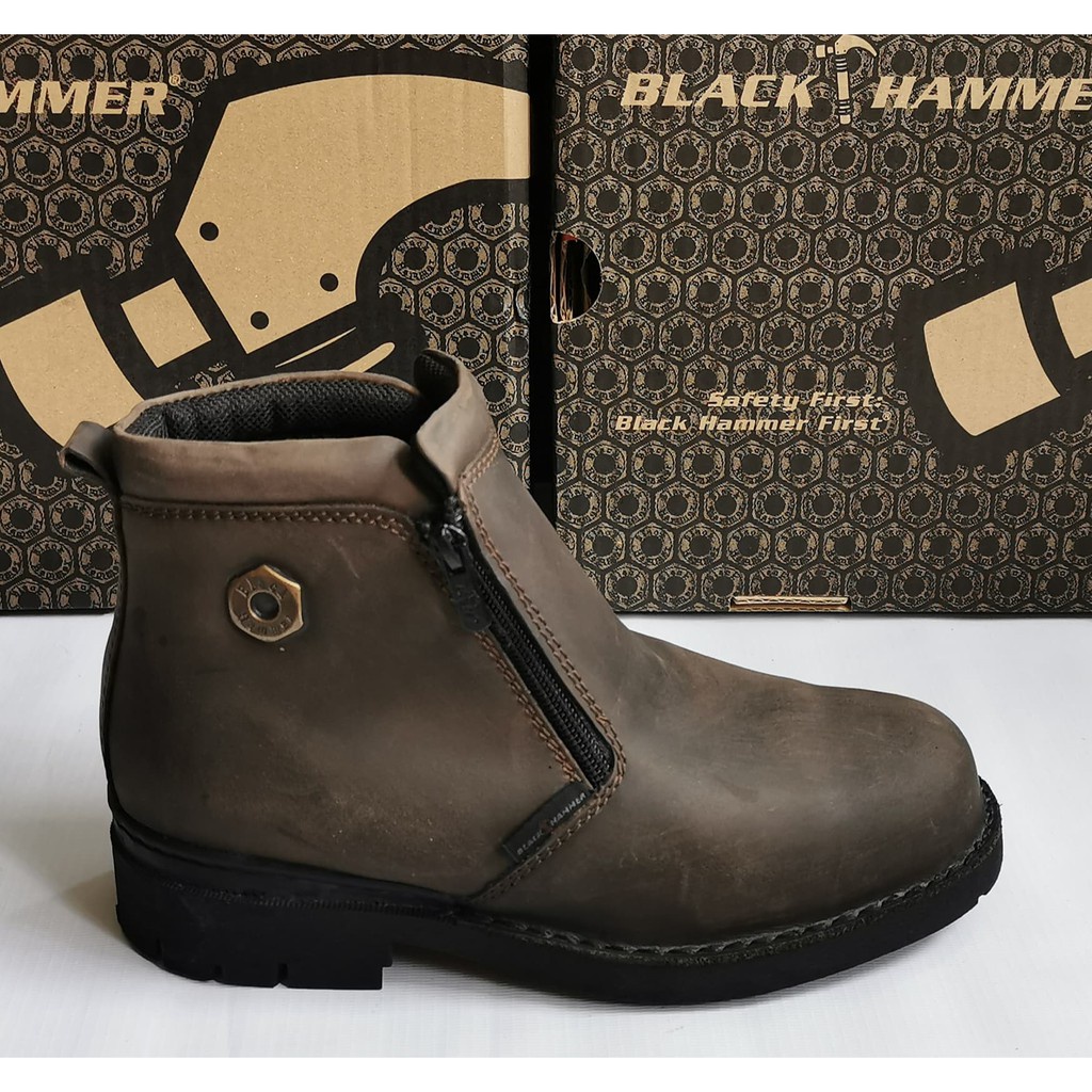 kasut safety black hammer