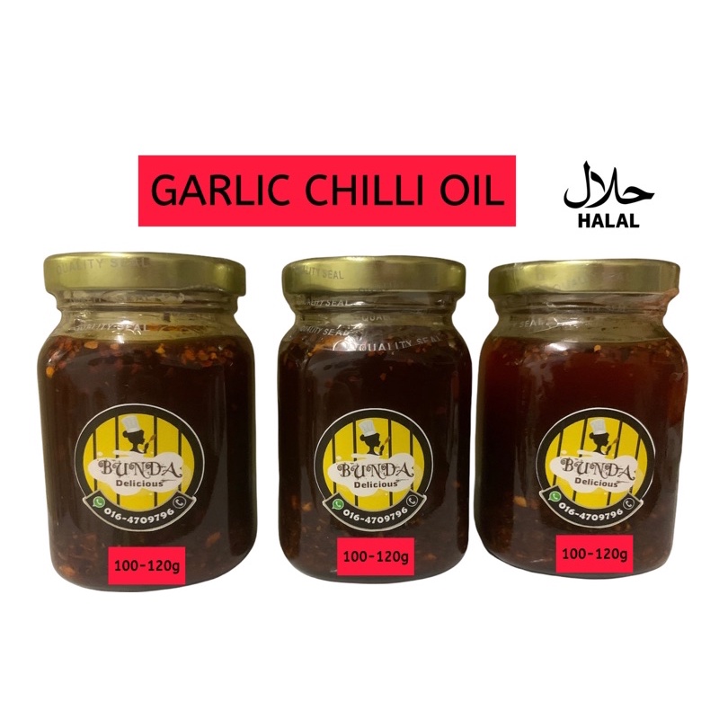 Garlic Chilli Oil with udang kering Homemade KEDAH.delicious!