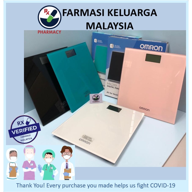 (1tahun warranti) OMRON penimbang berat badan Digital Body Weight Scale ...