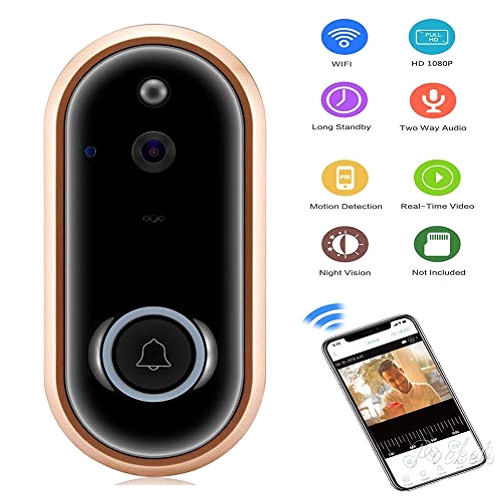 2Way Talk Ring Doorbell Wireless WiFi Home Security Phone