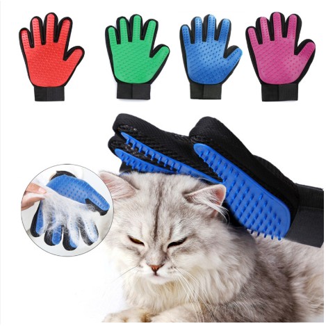 Buy Pet Dog Cat Grooming Brush Glove Pet Hair Deshedding Comb 