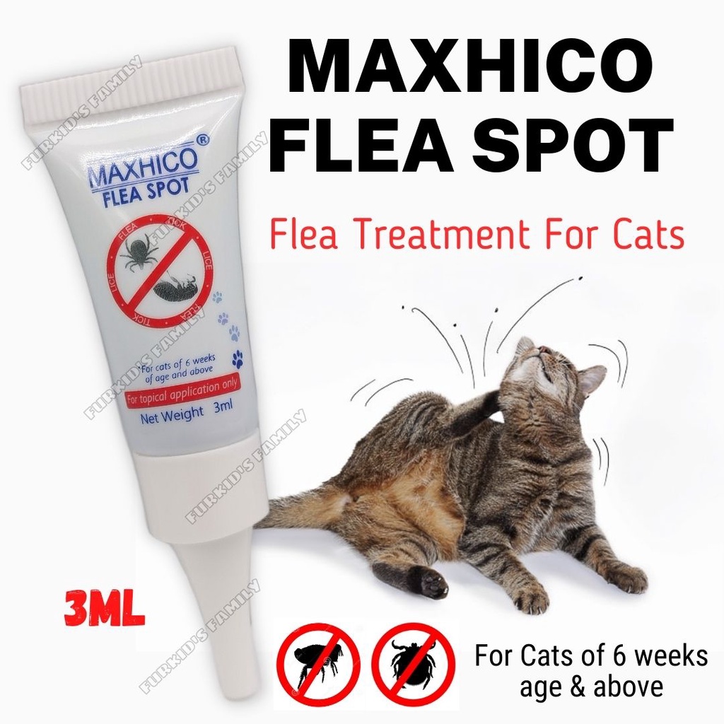 MAXHICO Flea Spot Anti Flea Treatment For Cat (Ubat Kutu Kucing