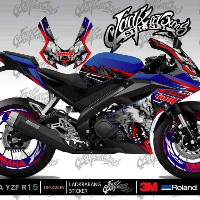 Yamaha R15 V3 Decal Sticker Pm Me For Other 100 Design Shopee