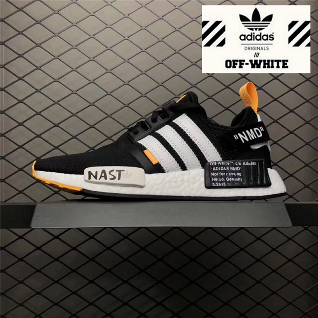 OFF-WHITE X Adidas NMD R1 PK Men Black White Orange Running Shoes ... OFF-WHITE X Adidas NMD R1 PK Men Black White Orange Running Shoes | Shopee Malaysia
