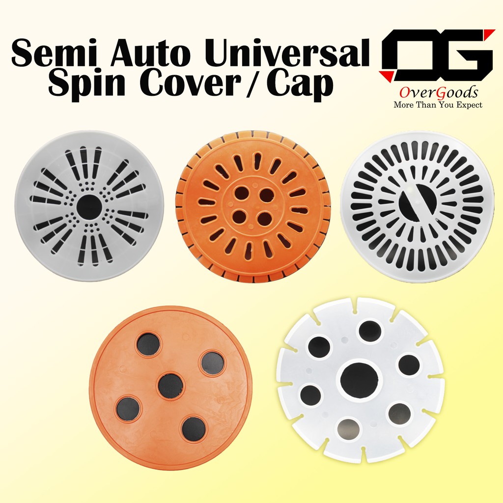 Universal Semi Auto Washing Machine Spin Cap Cover  Penutup Tempat Kering Mesin 190MM / 230MM / 260MM / 270MM / 290MM