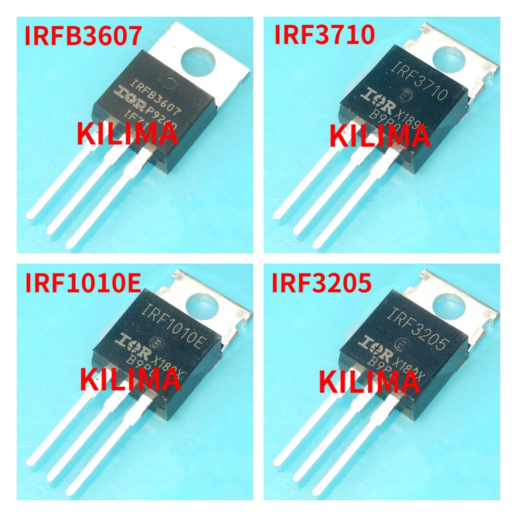 10Pcs Original Mosfet IRF3205 IRFB3607 IRF1010E IRF3710 Fast Switching