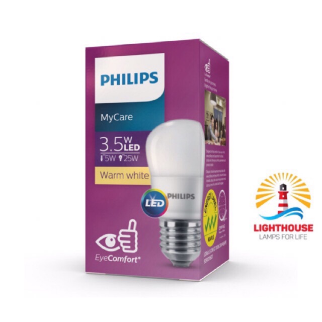 bouwen Neerduwen innovatie Philips Led Bulb 3w Led P45 3 Watt Small E27 Yellow Warm White | Shopee  Malaysia