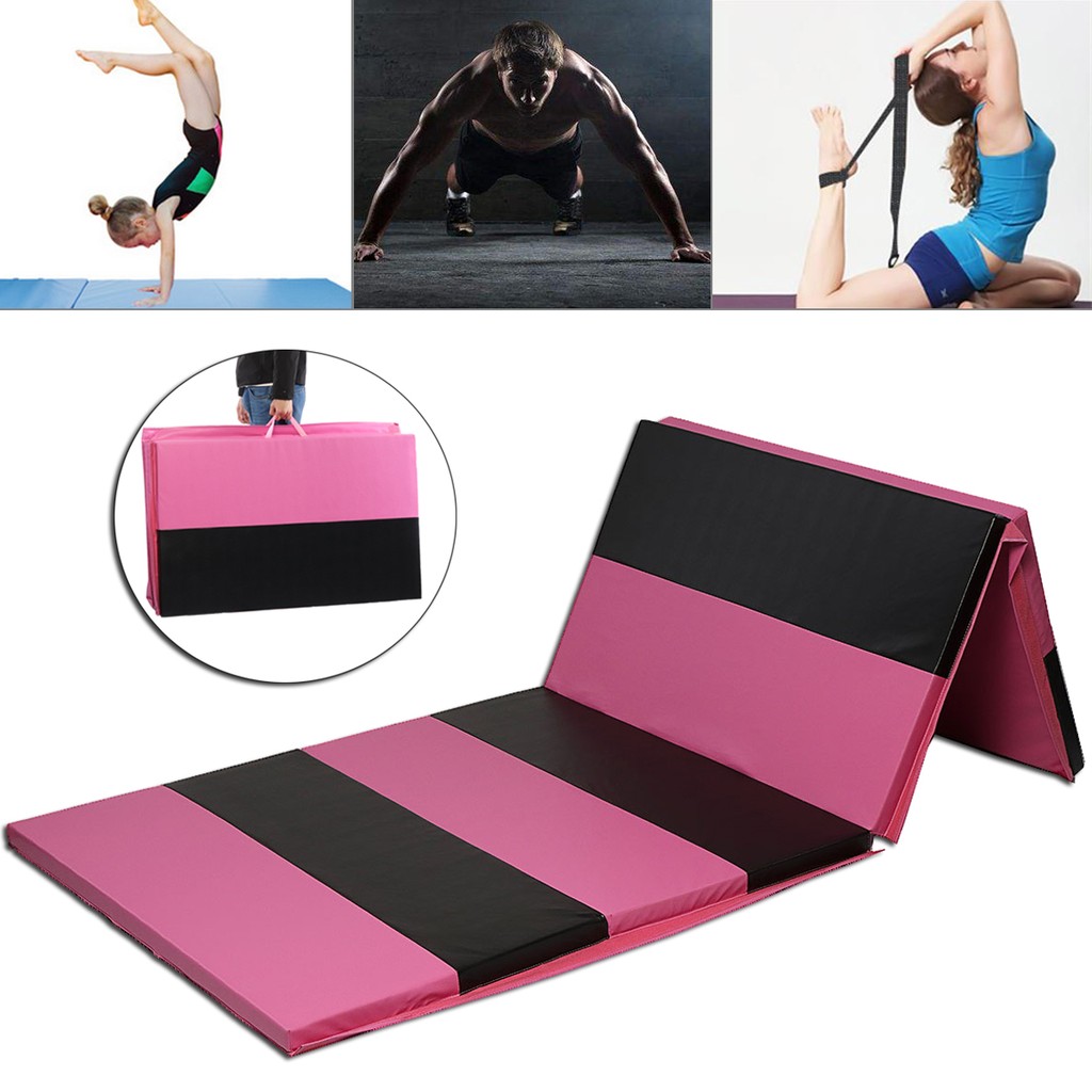 10ft Folding Gymnastics Tumble Floor Mat Yoga Panel Exercise