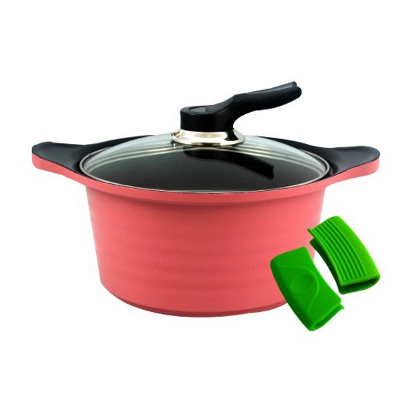 BAUER Stew Pot High Purity Ceramic Coating 24cm