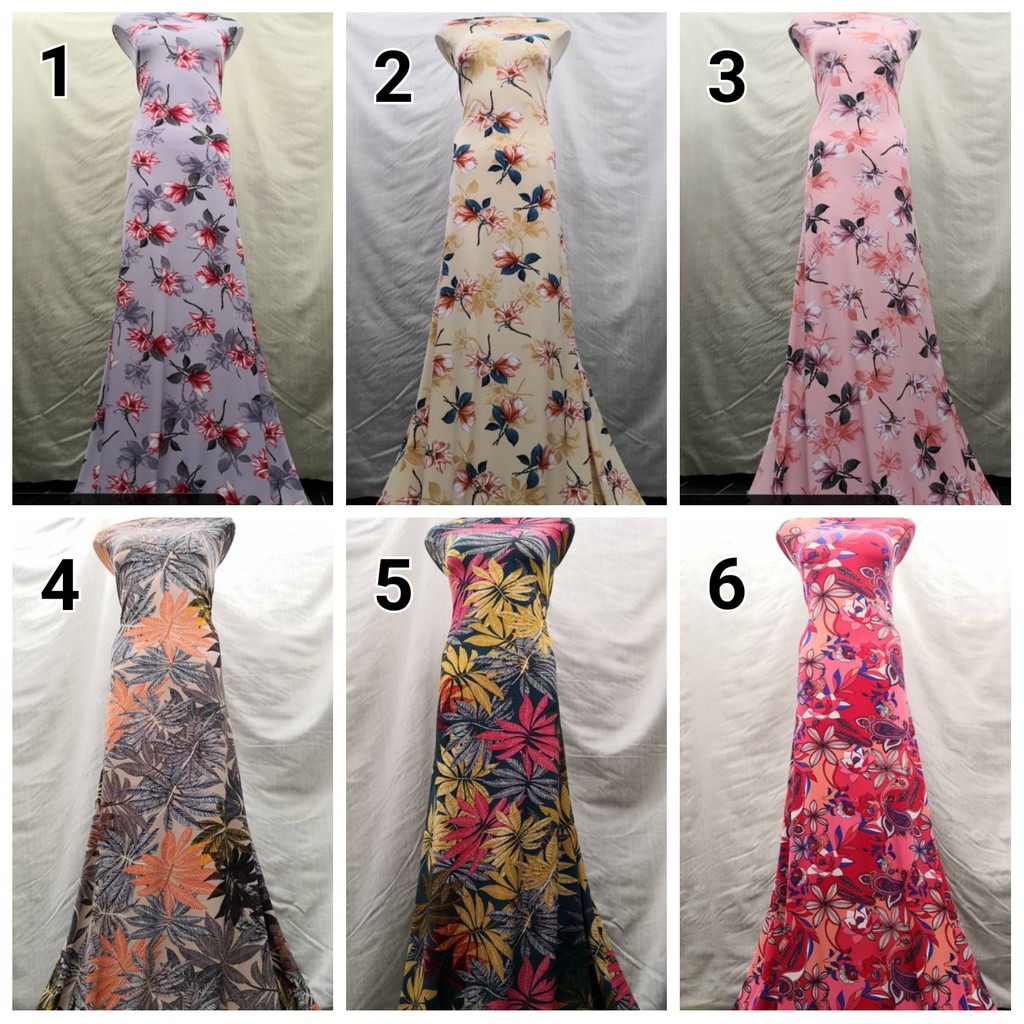 [LIMITED TIME OFFER] Korea ITY AGrade Moss Crepe Printed