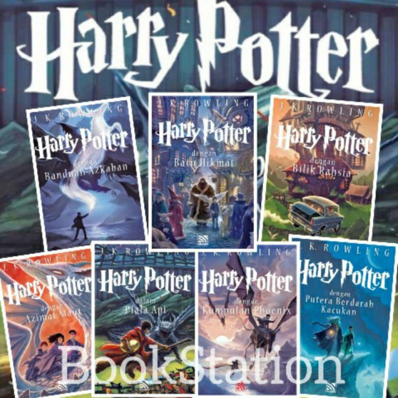 Bukulah Ready Stock Novel Harry Potter Novel Bahasa Melayu Buku 1 7 Shopee Malaysia