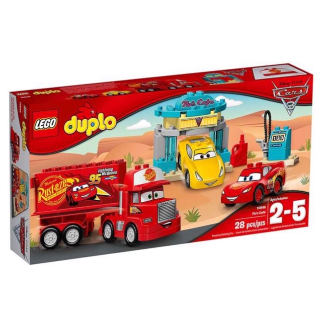 Lego Cars 3 duplo Flo's Cafe | Shopee Malaysia