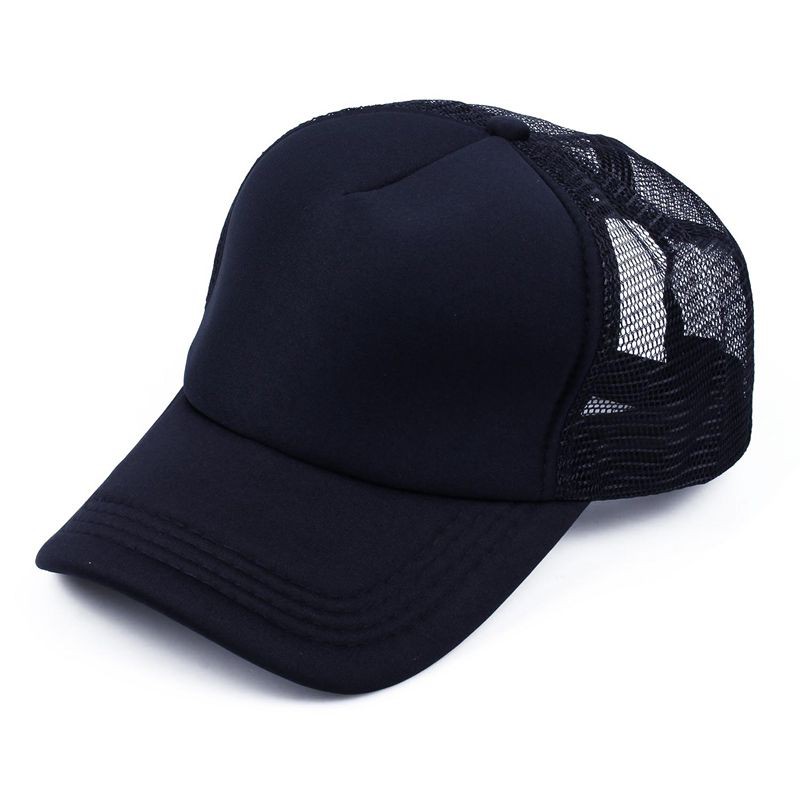 half mesh baseball caps