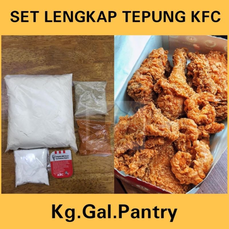 SET PERAPAN AYAM KFC LENGKAP HOT SPICY & ORIGINAL | TEPUNG ...