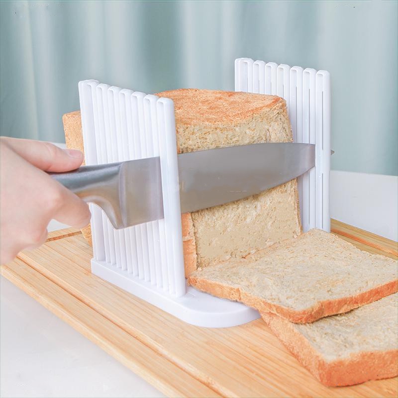 ❉ Bread Toast Loaf Slicer Adjustable Folding Bagel Cutter Guide Bread Knife/Bread ROTI PUTIH RAK MEMOTONG土司面包切片器