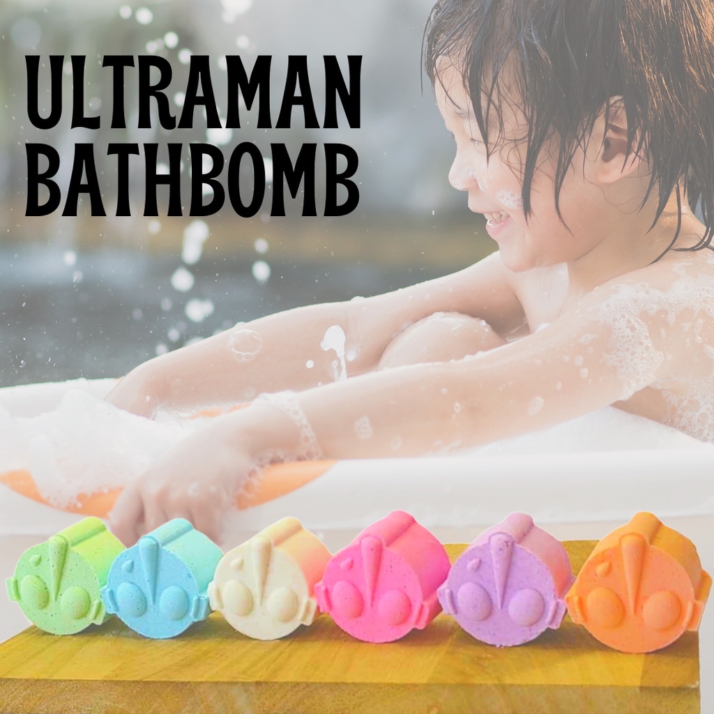 Ultraman Bath Bomb Bath Fizzers Shopee Malaysia