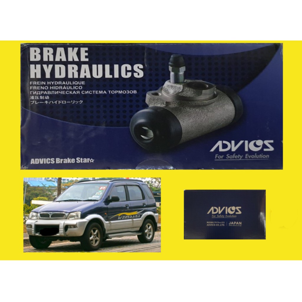 ADVICS JAPAN Perodua KEMBARA Rear Left & Right Wheel Cylinder Pump