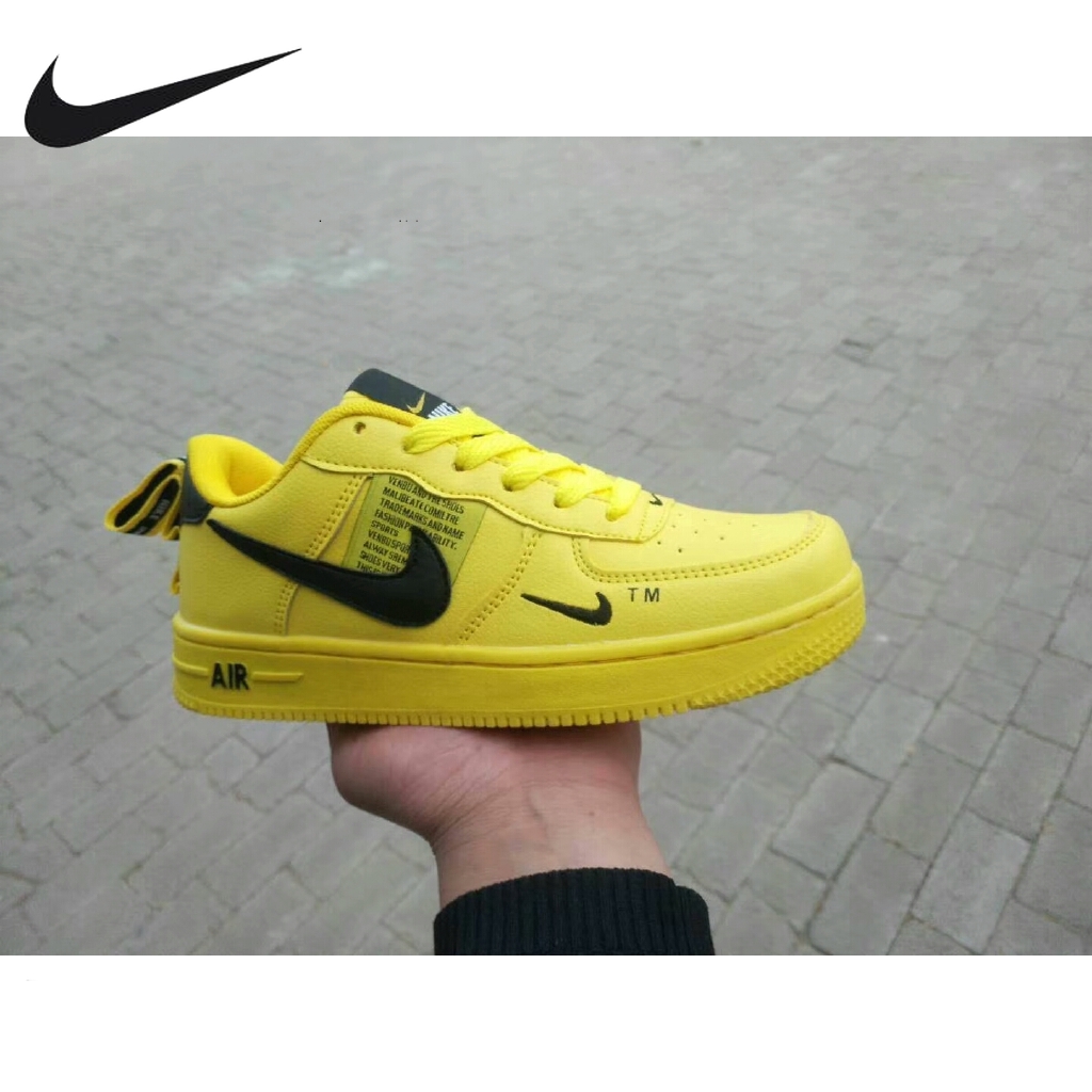 nike air force tm yellow