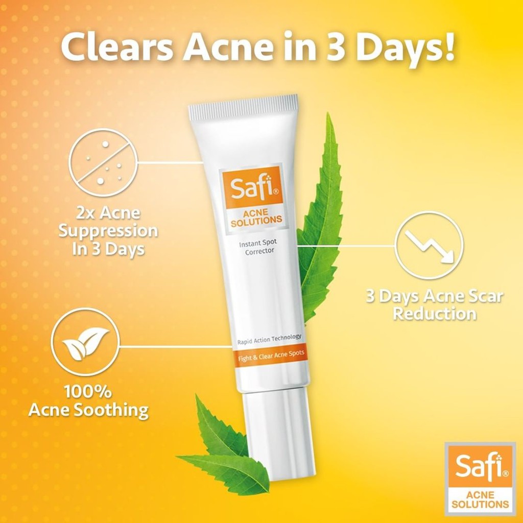 Safi Acne Solution Corrective Spot Gel 15g Pgmall 