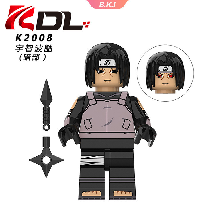 12Pcs Naruto Custom Might Guy Uchiha Shisui Ninja Minifigure Block Fit Lego Gift 