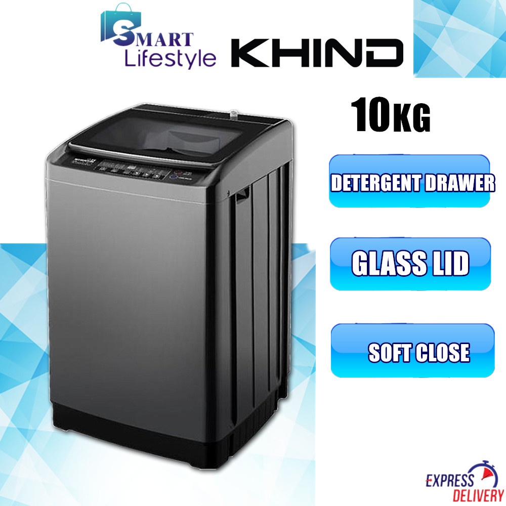 Khind Fully Auto Washing Machine (10kg) WM100A / Midea 10.5KG Washing Machine MFW-1055CV