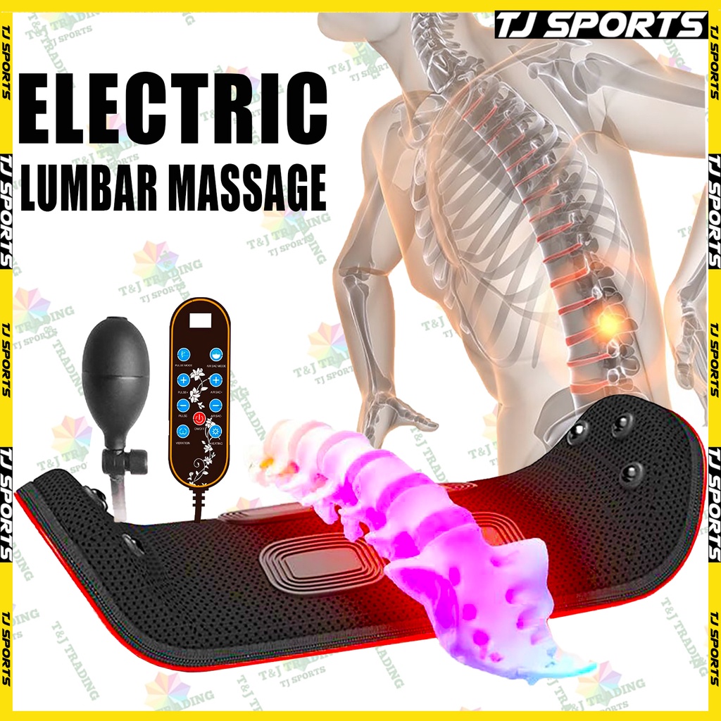 Back Lumbar Traction Device Lower Back Massager for Low Back Pain
