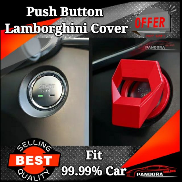 lambo button cover