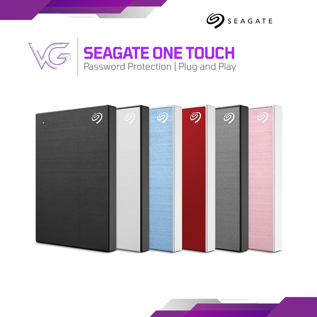 Seagate External Hard Disk Backup One Touch Slim USB 3.0 Portable HDD  External Hard Drive ( 1TB / 2TB / 4TB / 5TB ) | Shopee Malaysia