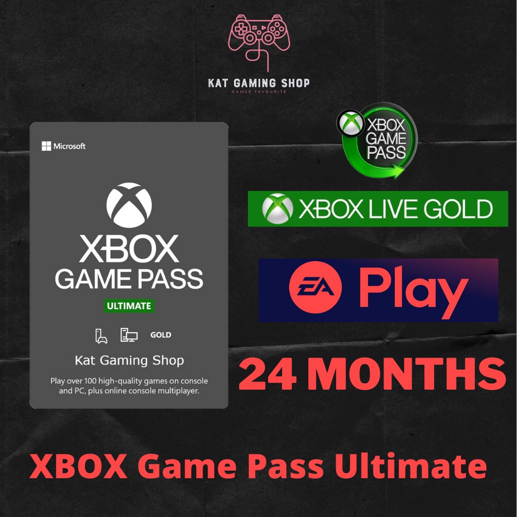 XBOX Game Pass Ultimate 【24 Months Digital Code】Console + PC + Cloud Gaming  | Shopee Malaysia