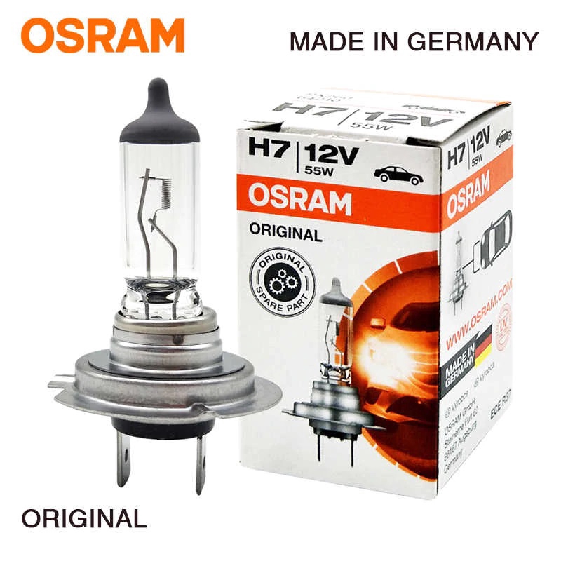 Original Osram H7 Halogen Light Car Light Made in Germany 60/55W