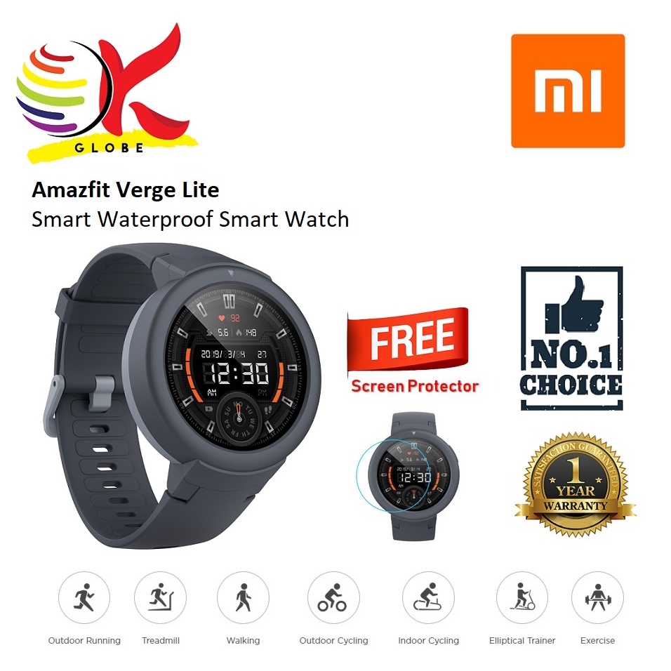 xiaomi amazfit verge lite smartwatch