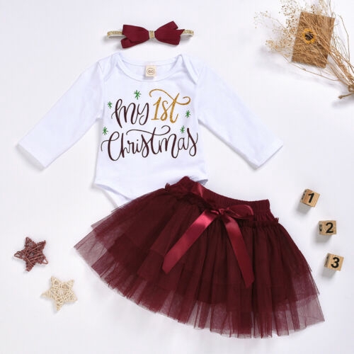 newborn baby girl christmas outfit