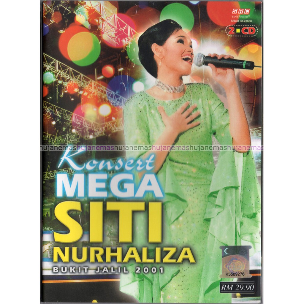 SITI NURHALIZA - Konsert Mega Bukit Jalil 2001 SURIA RECORDS DIGIPAK ORIGINAL 2 CD SET