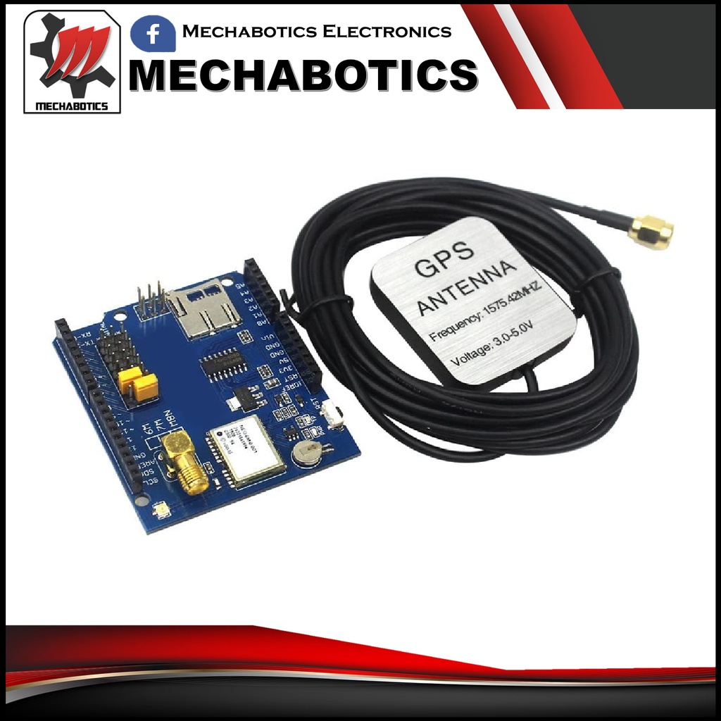 NEO6M GPS Shield With MicroSD Interface for Arduino. Shopee Malaysia