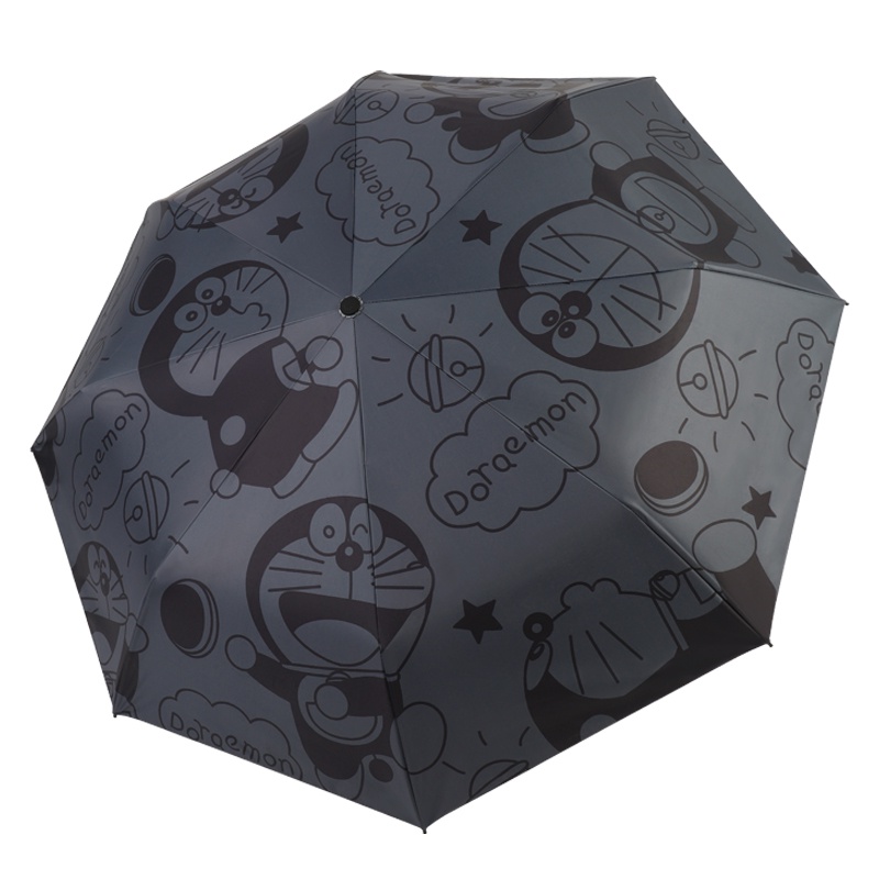 Doraemon cat rain and sun dual-use sun umbrella sunscreen anti-ultraviolet insta umbrella