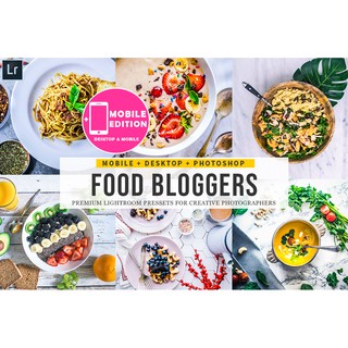 Food Blogger Lightroom [20 Presets] Mobile & Desktop