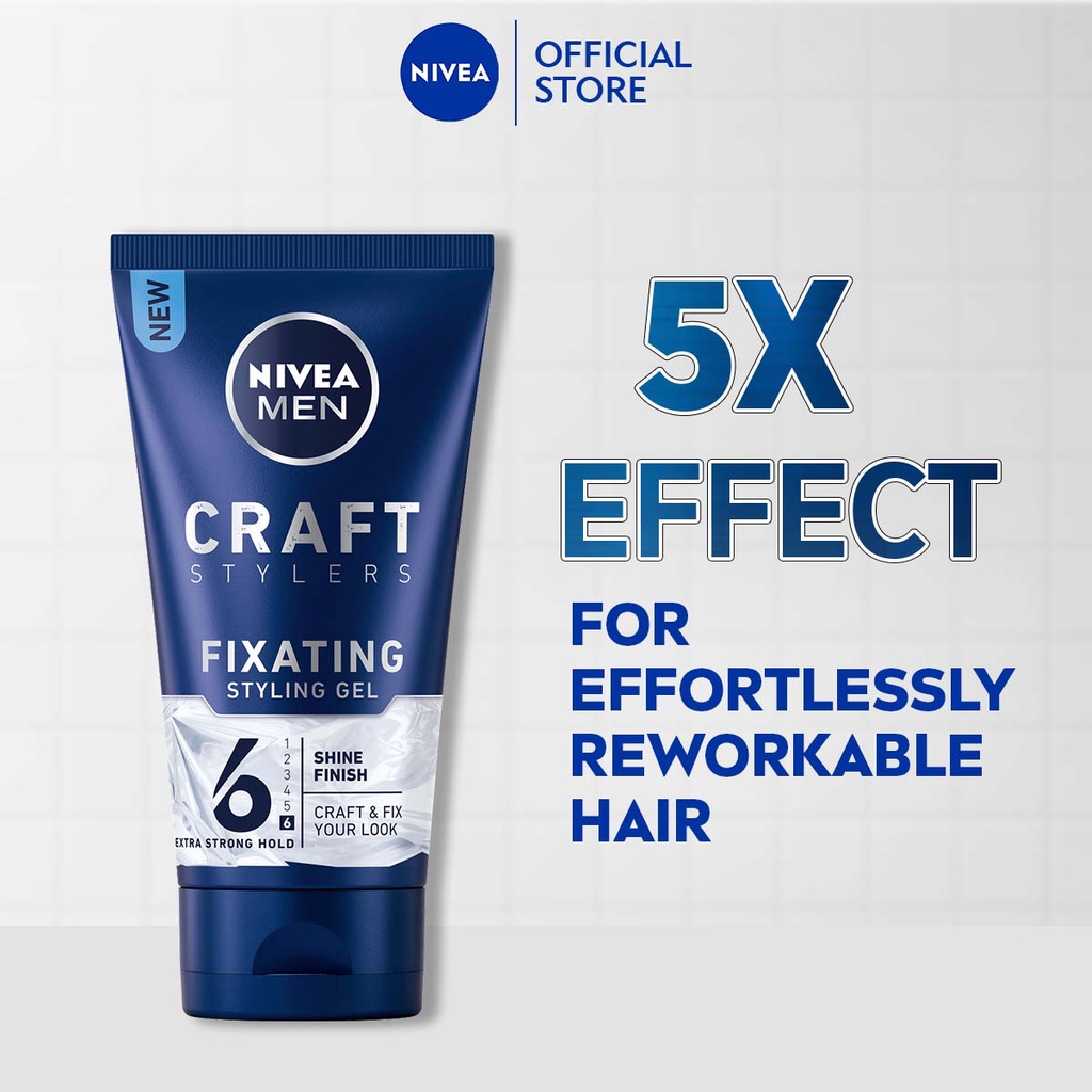 NIVEA MEN Craft Styling [Fixating] Gel 150g / Hair Gel / Hair Wax