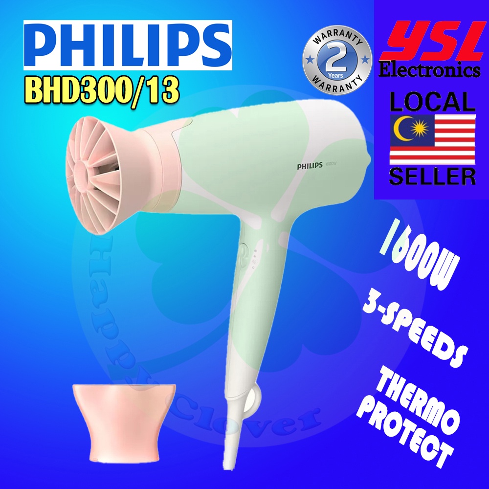 Philips 3000 Series Hair Dryer BHD300/13 With 1600W & ThermoProtect