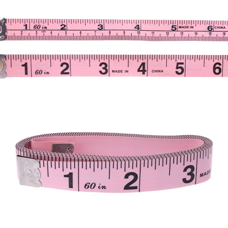 Come 150cm 60 Vinyl Tape Measure Tailor Tool Cm Inch Clothes Measure Measurement Ruler Chest Hips Waist Size Standard Tape Shopee Malaysia