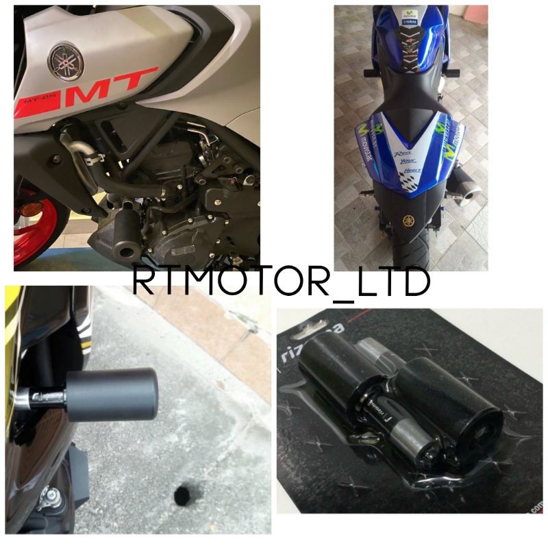 MT25 / R25 V1 BODY SLIDER SET YAMAHA MT25 PROTECT PROTECTOR SIDE TEPI