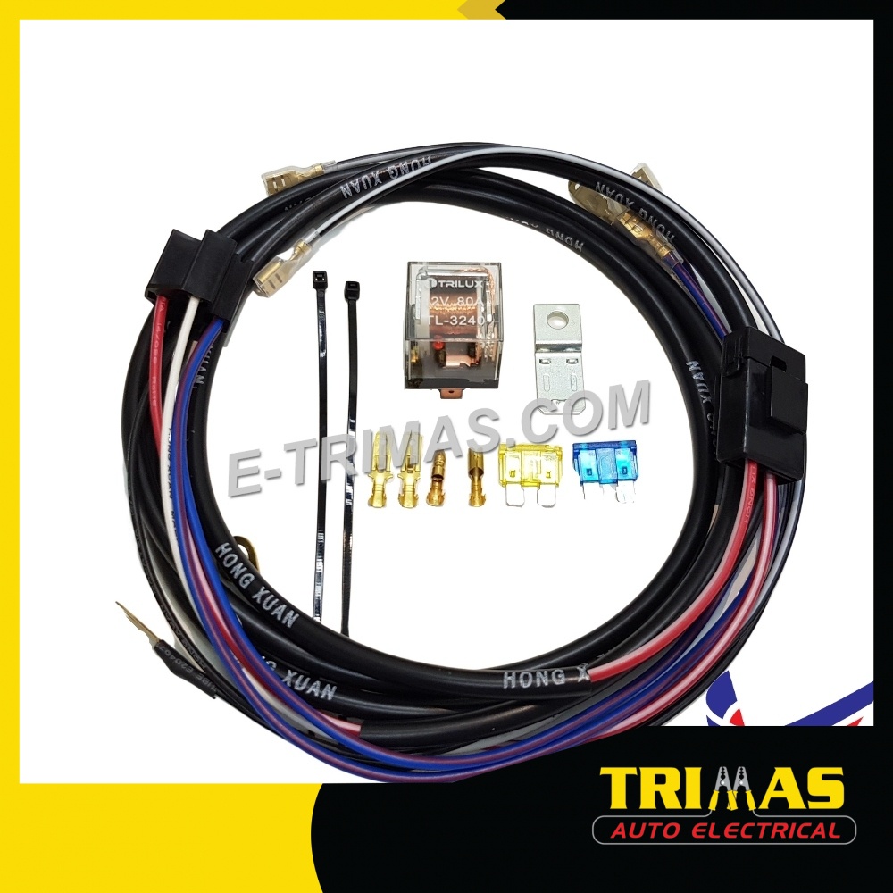 Plug and Play Horn Wiring Harness Relay Wire Kit For Car Truck Lorry