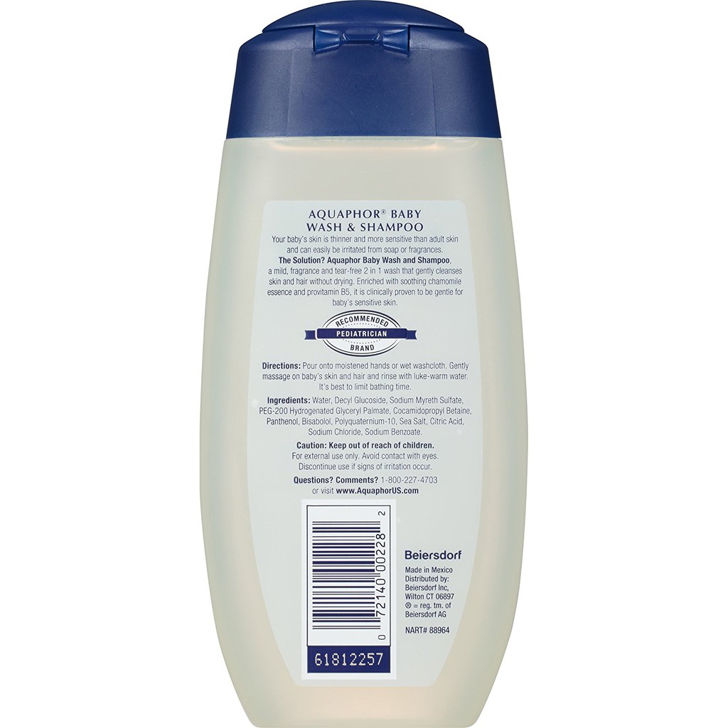 aquaphor baby wash