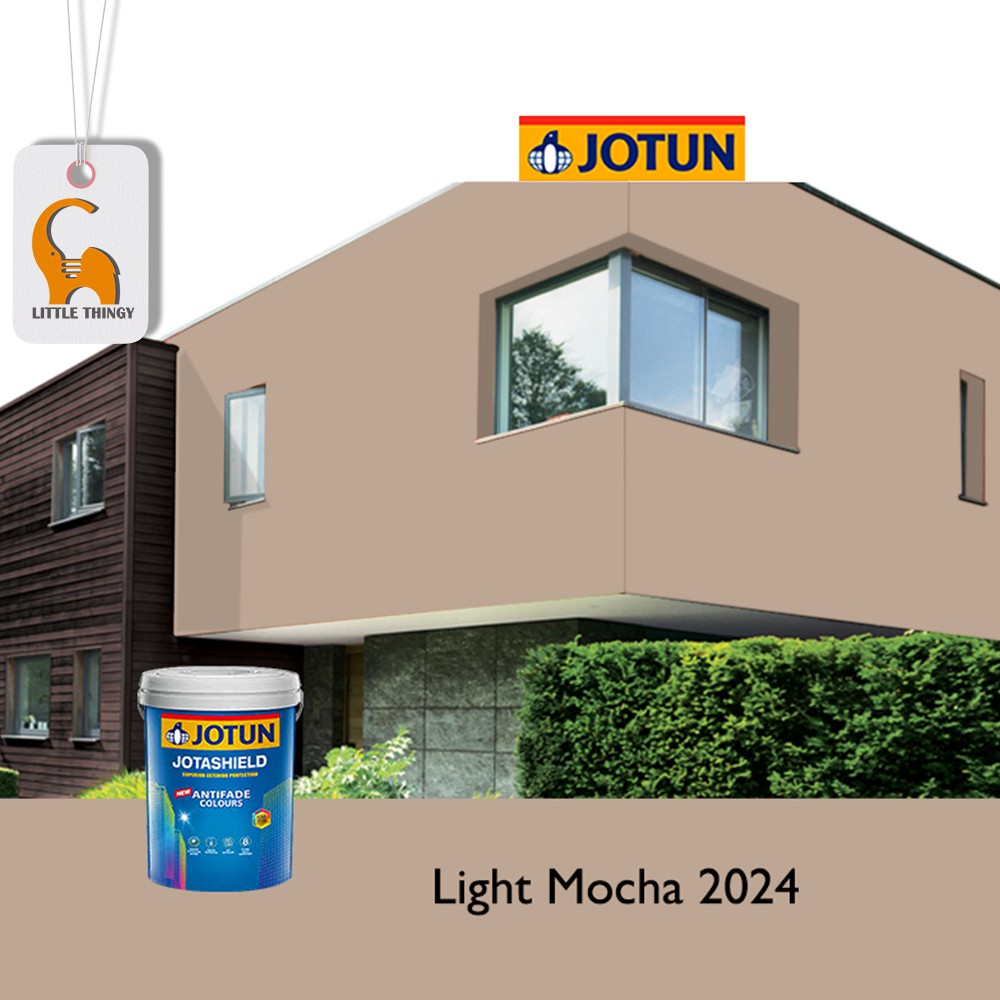 2024 Light Mocha 5l Jotun Jotashield Antifade Colours Outdoor Wall Paint Anti Algae Anti Fungal Cat Dinding Luar Rumah Shopee Malaysia