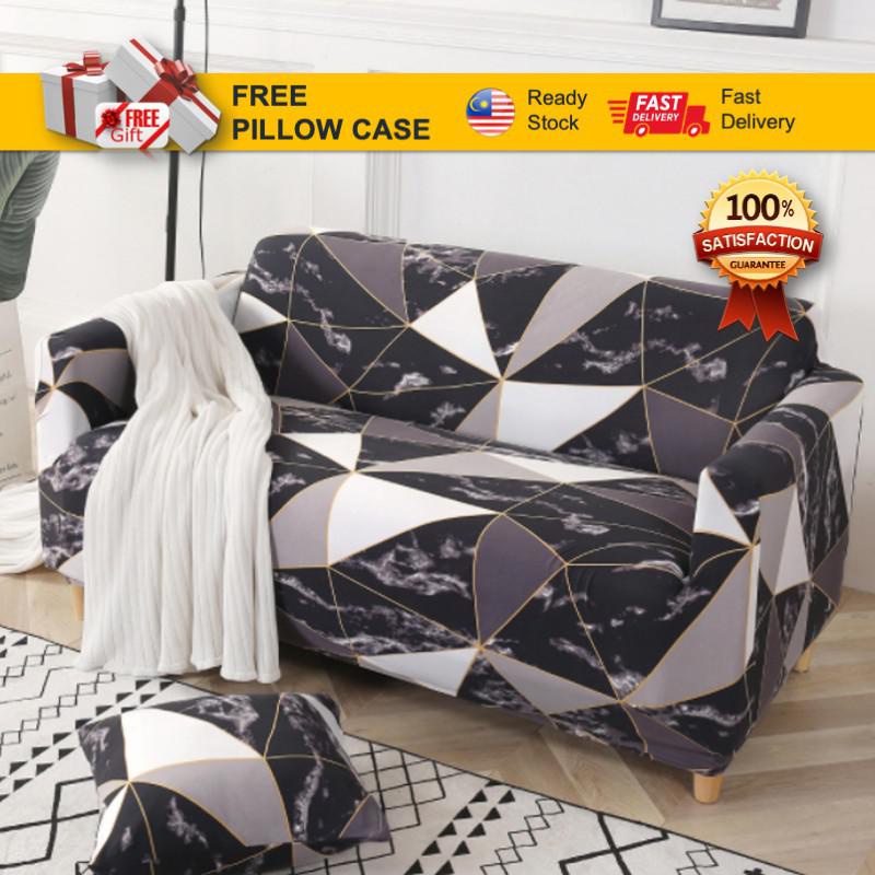 Sarung Sofa Elastik Corak Luxury Marble | Elastic Sofa Covers | Dapat ...
