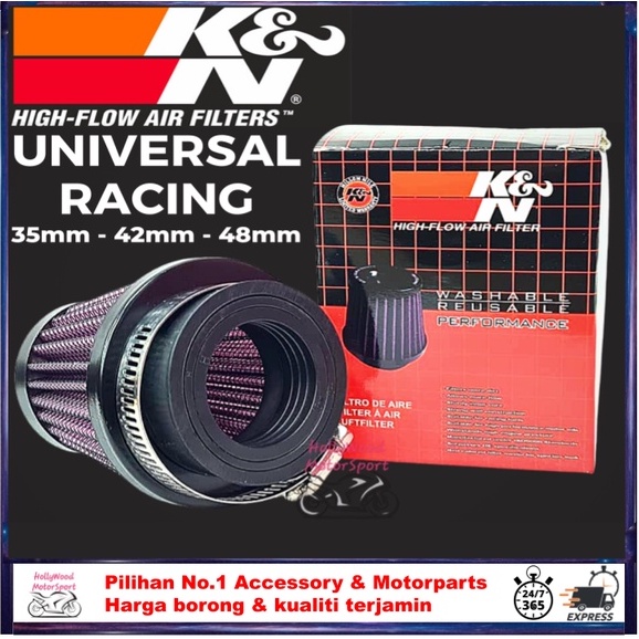 Universal Mm Mm Mm K N Racing Air Filter No Reusable Washable Clamp On Air Filter