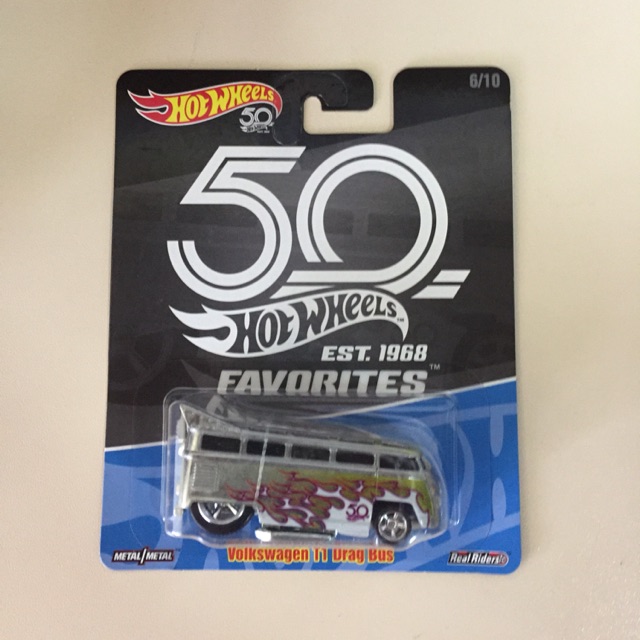 hot wheels 50th anniversary drag bus