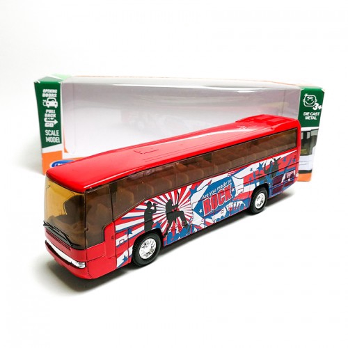 Welly 1:60 Die-cast Super Coach Express Bus Red Model with Box Collection |  Shopee Malaysia