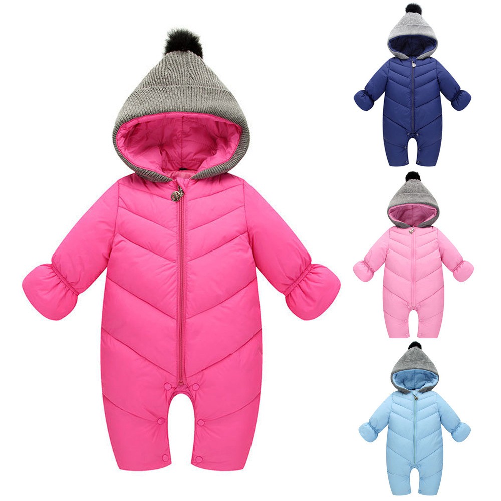 baby girl hooded jumpsuit