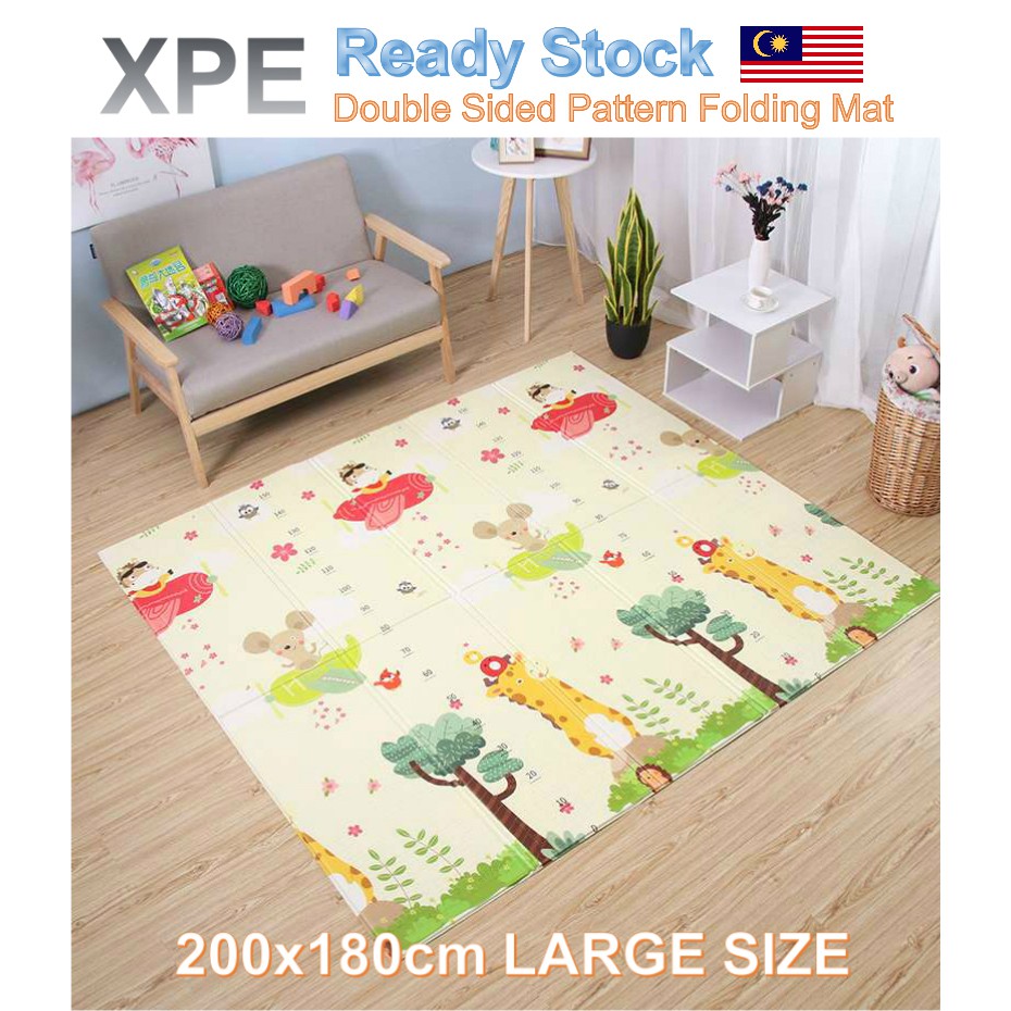 Baby Play Mat Crawling Pad Large Foldable Kid Carpet Playmats