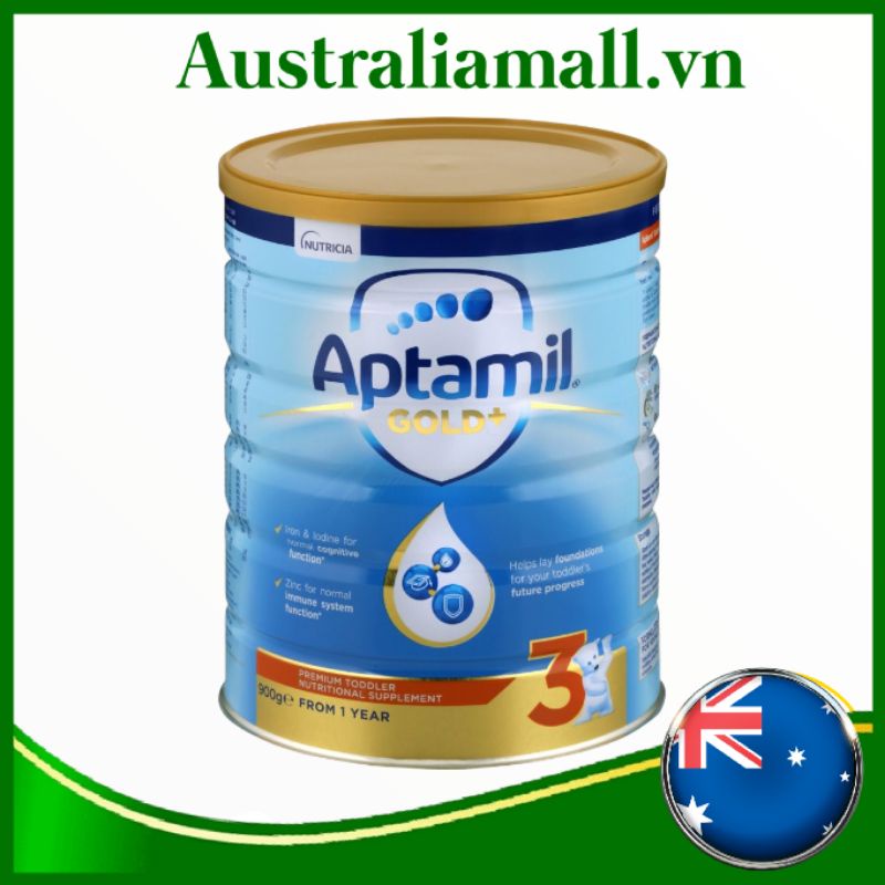 New model - Aptamil Gold+ Australian Milk No. 1, 2, 3, 4 900gr - 2021